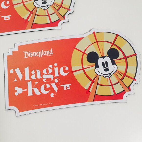 Disney Disneyland Magic Key Mickey Magnets - Picture 2 of 3
